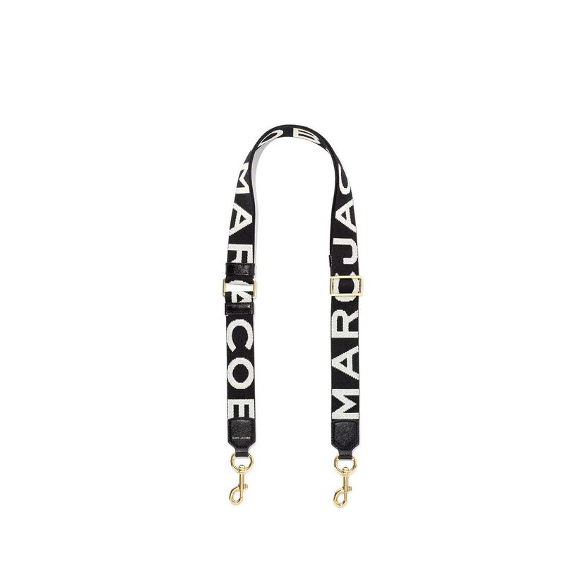 MARC JACOBS The Thin Logo Webbing Strap image number 0